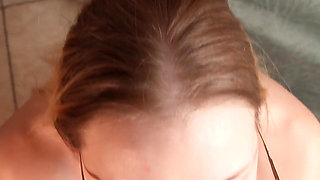 POV She Likes Sucking My Cock and Getting a Big Facial