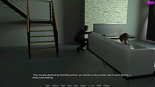 My Stepbrother's Wife #57 - Jennifer fingered herself while watching porn and kissed John - Demo