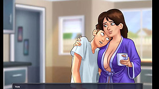 Summertime saga: hot MILF and her milk ep 57