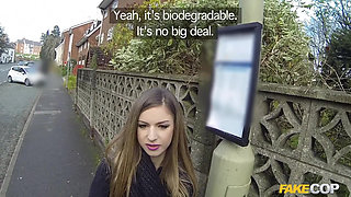 An Officer Not a Gentleman Stunning Busty Brunette Can't Oppose