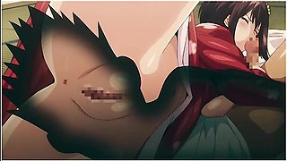 Hot Girl Likes To Ride Cock On Her First Married Day - Hentai Anime