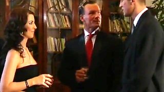 Thomas Stone, Lily Love And Michaela Sabbatini - Brunette Picked Up In A Party Sucks A Big Hard Cock Cumming In Her Face