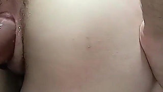 Close up Small White Pussy Takes Doggystyle Creampie (full Video)