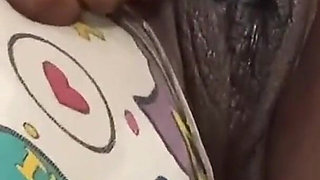 Stimulating My Big Clit Slapping My Pussy Intense Moaning Squirting Orgasms
