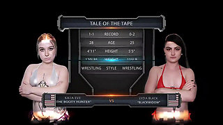 Kaiia Eve Vs Lydia Black Female Wrestling