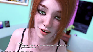 Dan Sneaks Into Sage's Room - Fucks Her Pussy Hard Then Pounds Her Ass