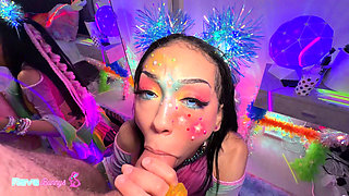 Bianca Bangs Deepthroats Brian Omally's Shaft As Her Ass Spreads!