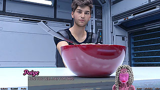 Stranded in Space - Planning Yoga Date with Brunette Milk with Huge Tits