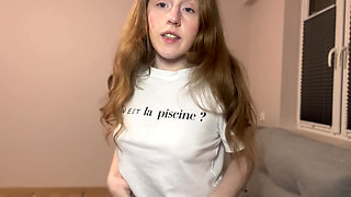 Showing off My Small Boobs & My Ass in Old Leggings
