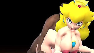 Princess Peach Cheating Mario Doggy Position