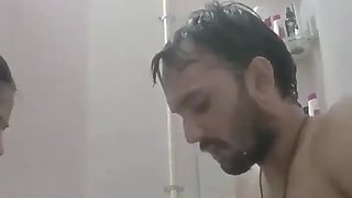 Devar Fucking Bhabhi in Bathroom When No One at Home