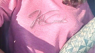 I Took Advantage of a Car Trip to Sp to Tease the Truck Drivers a Little