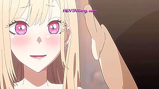 Hentai Anime, Anime Hentai And Blonde Teens - That Bisque Doll Falls In Love! Student 18+ Gamer & Blonde Girl First Time Sex - Hentai Manga Parody