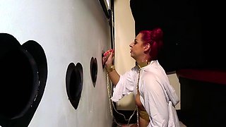 Cheri Pi - Double Feature - Latex Fuck & Suck + 3 Glory Hole Scenes