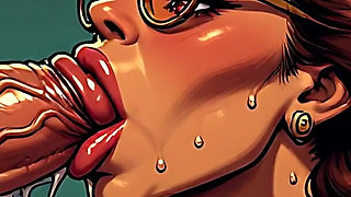 Vintage Style Cum Lover Art
