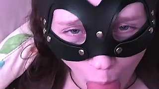 Minx Wants Rough Deep Throat While Gagging on a Big Dick Gets Huge Load of Cum to Fill Her Mouth