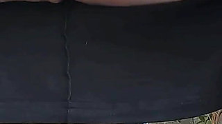 My Mother's Friend in a Dress, with Transparent Panties