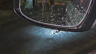 Two Hot Girls Caught Him Masturbating Inside the Car and Helped Him Cum