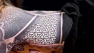Ggg John Thompson - Tattooed Woman with a Perfect Body at Ggg for the First Time