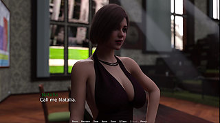 Awam Sophia in Another Life - Stepson Jack's Threesome in the Time Machine and Fucking His Hot Professor in Her Office