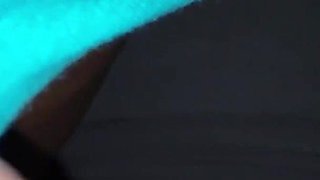 My wife getting a cumshot loaded in her pussy inside her panties
