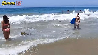 Blair William Beach Pick Up Fuck by Asian Guy James Bang