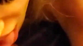Hot homemade foot fetish & blowjob for a lover from a hot bitch Monika Fox