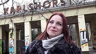 GERMAN SCOUT - Curvy German Saggy Tits Girl Emma Fox