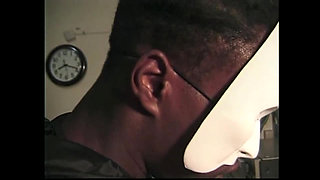 Masked Black Fucker Bangs a Black Chick