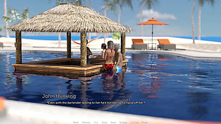 Tacos Cuck Watches His Wife Giving Pussy to an Old Chap and Deepthroating His Cock by the Pool - Episode 90