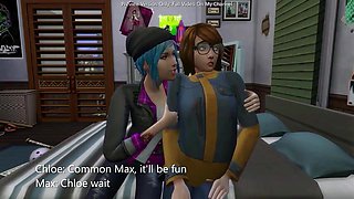 Max And Chloe: Seducing My Bashful Hottest Acquaintance - sims four - 3 DIMENSIONAL cartoon