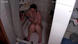 Caught in the Shower Masturbating