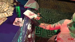 Sascha Ink And Adriana Lynn - Hot Alt Chick Gets Some New Ink Before She Gets Fucked