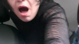 MILF Squirt Outdoor at Public Parking