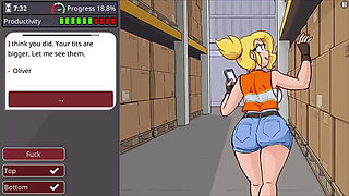 Big Boobs Big Ass Girl Fucks Two Huge Cocks - Barely Working Gameplay Level 2
