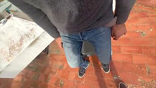 Neighbor MILF Gives Deep Throat Blowjob and Swallows Cum in Laundry Room