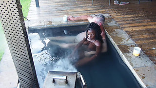 Morning Mist Magic-hotwife Gets Fucked in the Pool