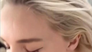 Blondie lifted her skirt for him to put his dick in POV