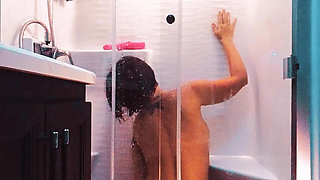 Indigo Rose Gets Solo Shower Time