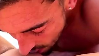 Busty MILF Teen Seduces with Poolside Blowjob and Intense