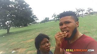 Cute African Couple Having Lovely Date Before Hardcore Fuck!