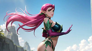 3D Anime Girls Mix Compilation Exposed and Tease