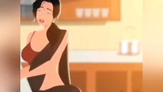 Bhabhi ji ko mast chut ko chatne me maja aaya