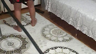 We're having a secret affair with the cleaning lady.
