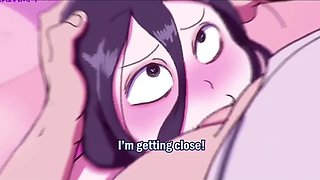 Step-bro cum twice while fucks his hot step-sis in highs