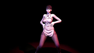 Stellar Blade Eve Hip Hop Dance in Dress