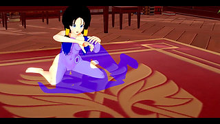 Dragon Ball Hentai - Videl Fucked and Handjob - Japanese Asian Manga Anime Film Game Porn