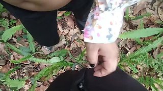 Jungle Fuck with Lustybaby605 & Arousednaren77 - Big Tits Outdoor Doggy Style Adventure
