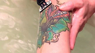 Pt.1 - Foot fetish shaving