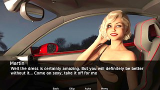 Sexy wifey gets pounded outdoors on the car by her boss Martin